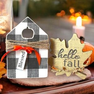 Set of 2 Fall Decor